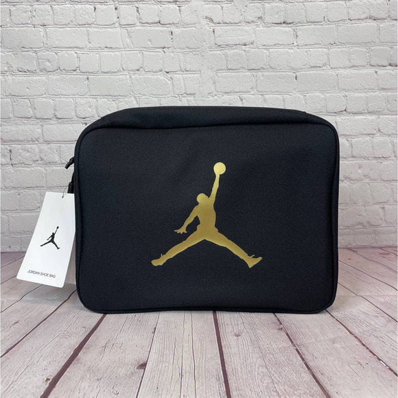 Jordan Other - Air Jordan Black & Gold ShoeTravel/Display Bag Size L (9B0388-K5X)